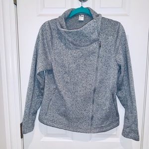 🔵 Old Navy Active Wear Gray Jacket Size Medium